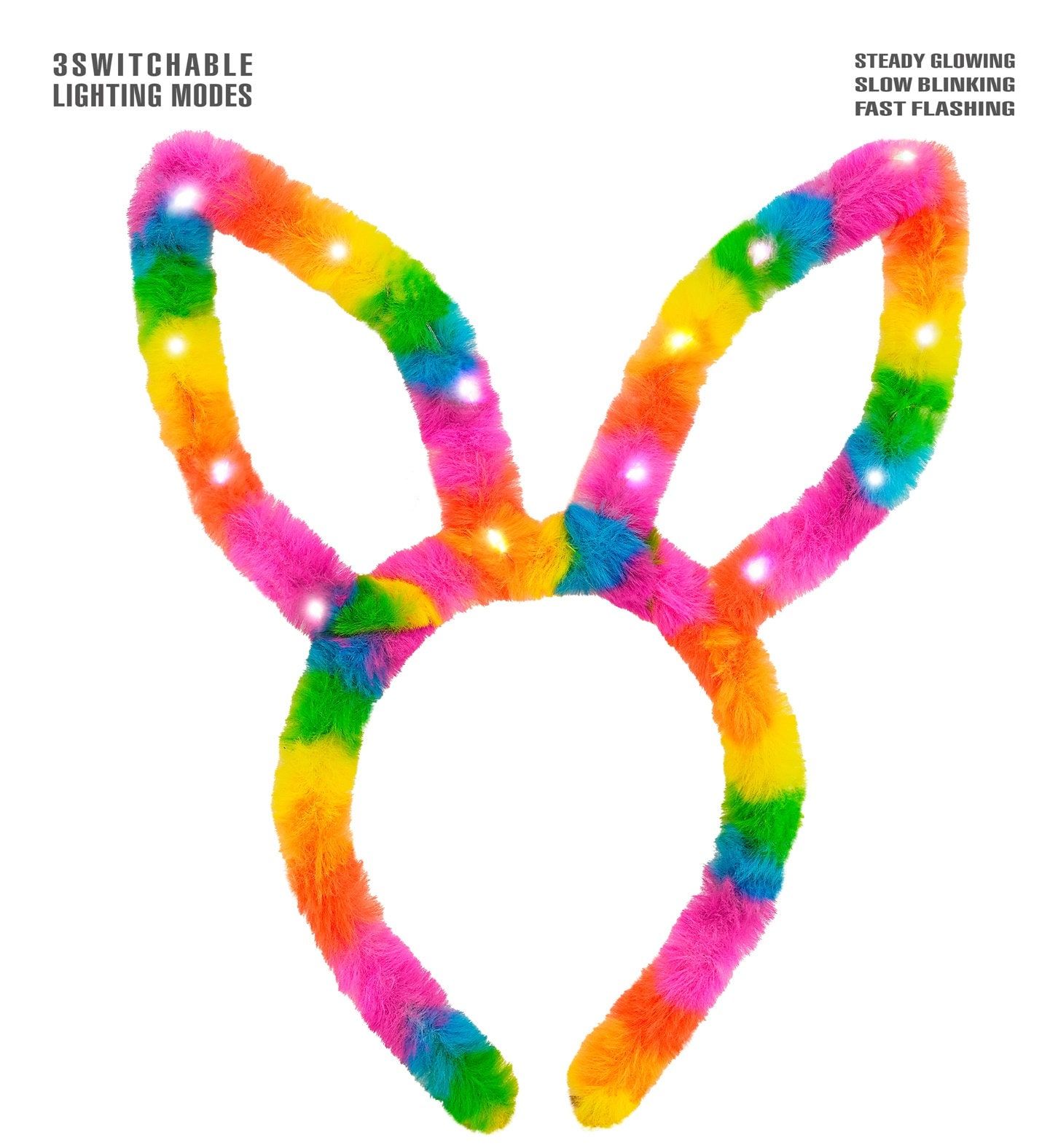 Konijnen Oren Haarband Lichtgevend Carnaval