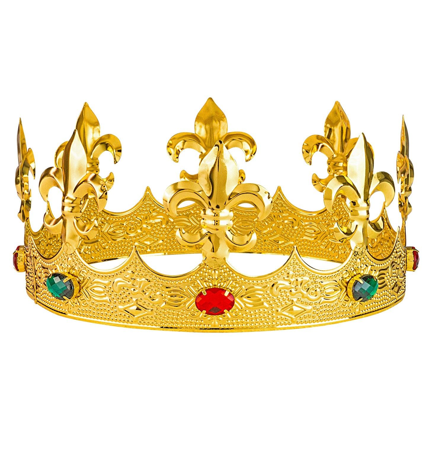 Koning Kroon Goud met Stenen Heren