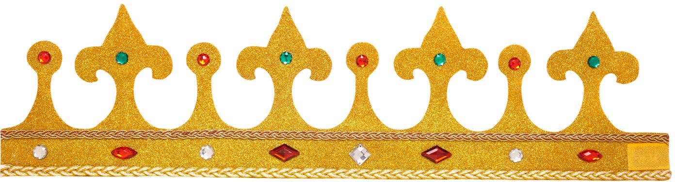 Koning kroon met juwelen