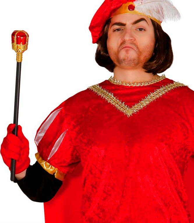 Koninklijke Scepter met Rode Steen