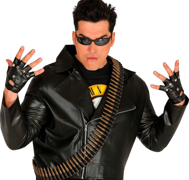 Korte Punker Handschoenen met Studs