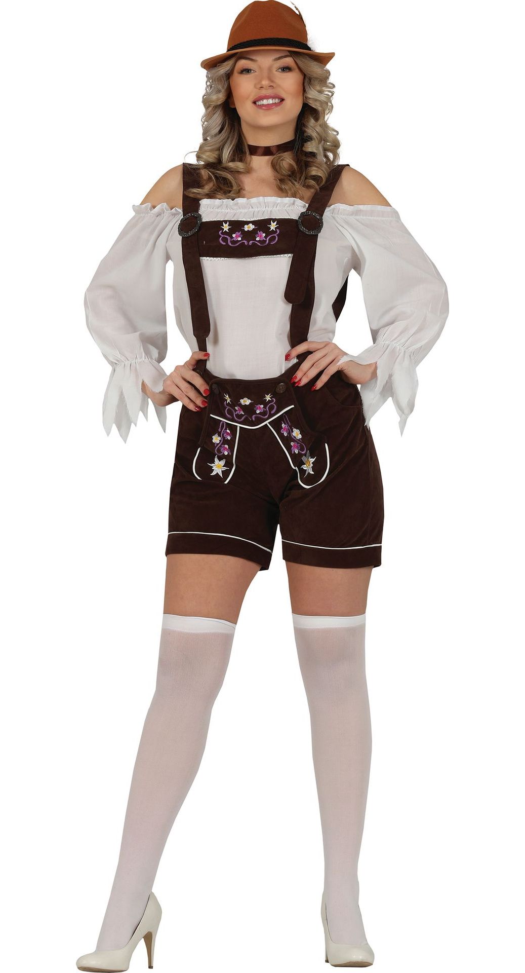 Korte Tiroler Lederhose Dames