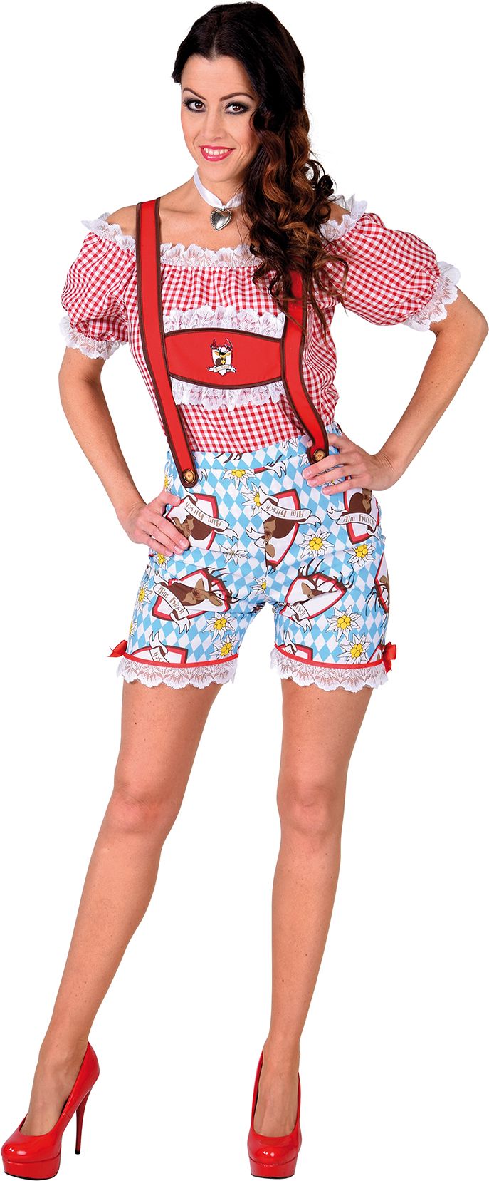 Korte Tiroler Lederhose Vrouwen