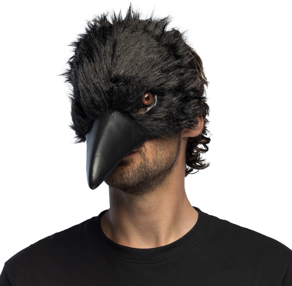 Kraai Masker Zwart
