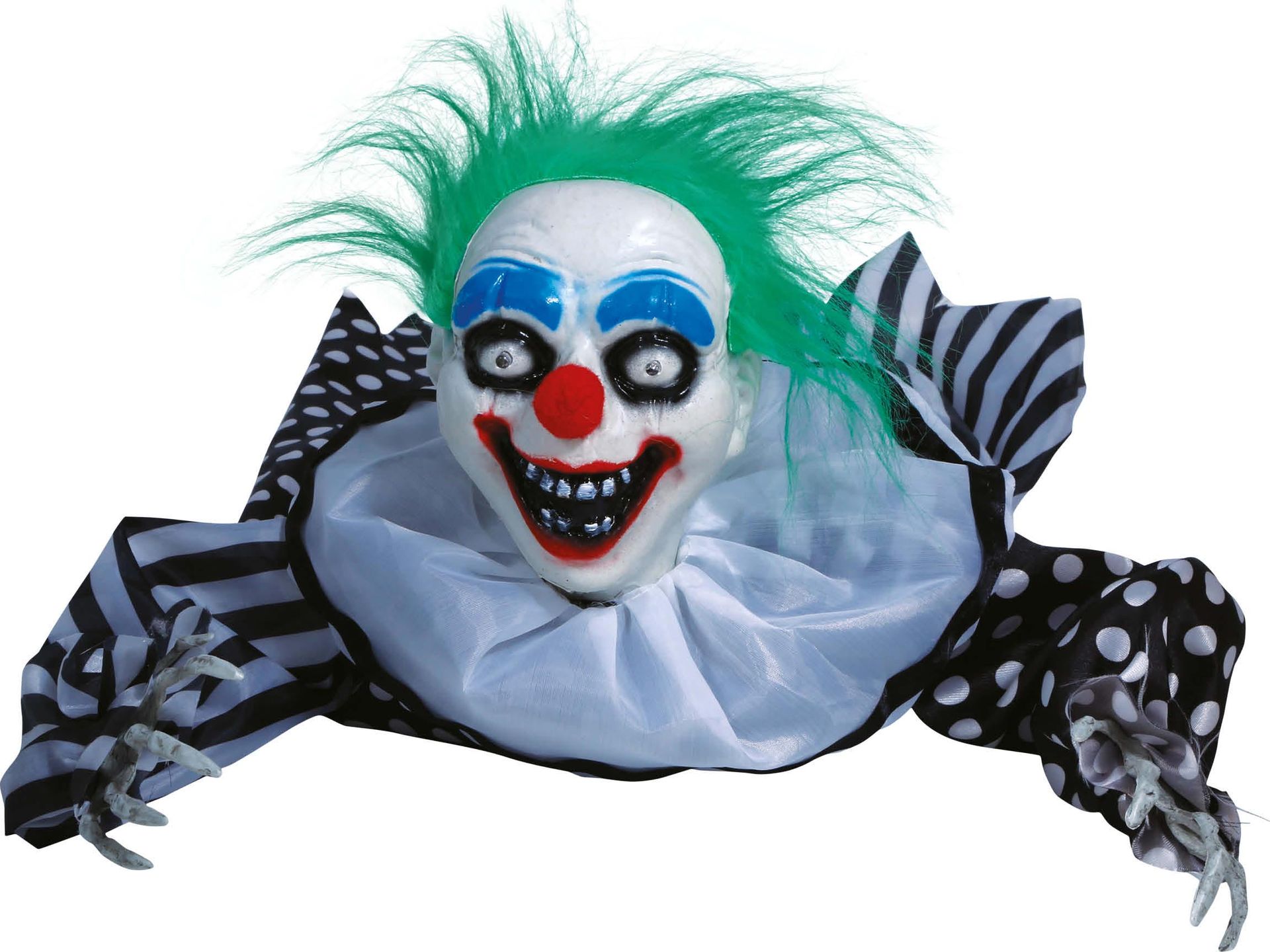Kruipende Killer Clown Decoratie met Licht