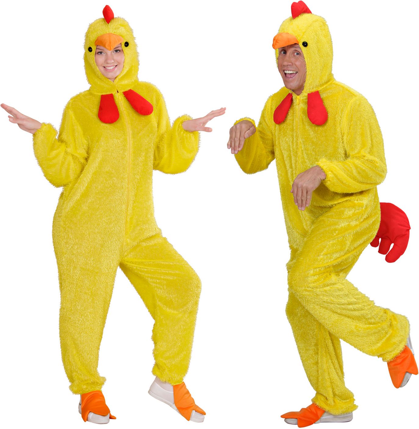 Kuiken Jumpsuit met Dierenmasker