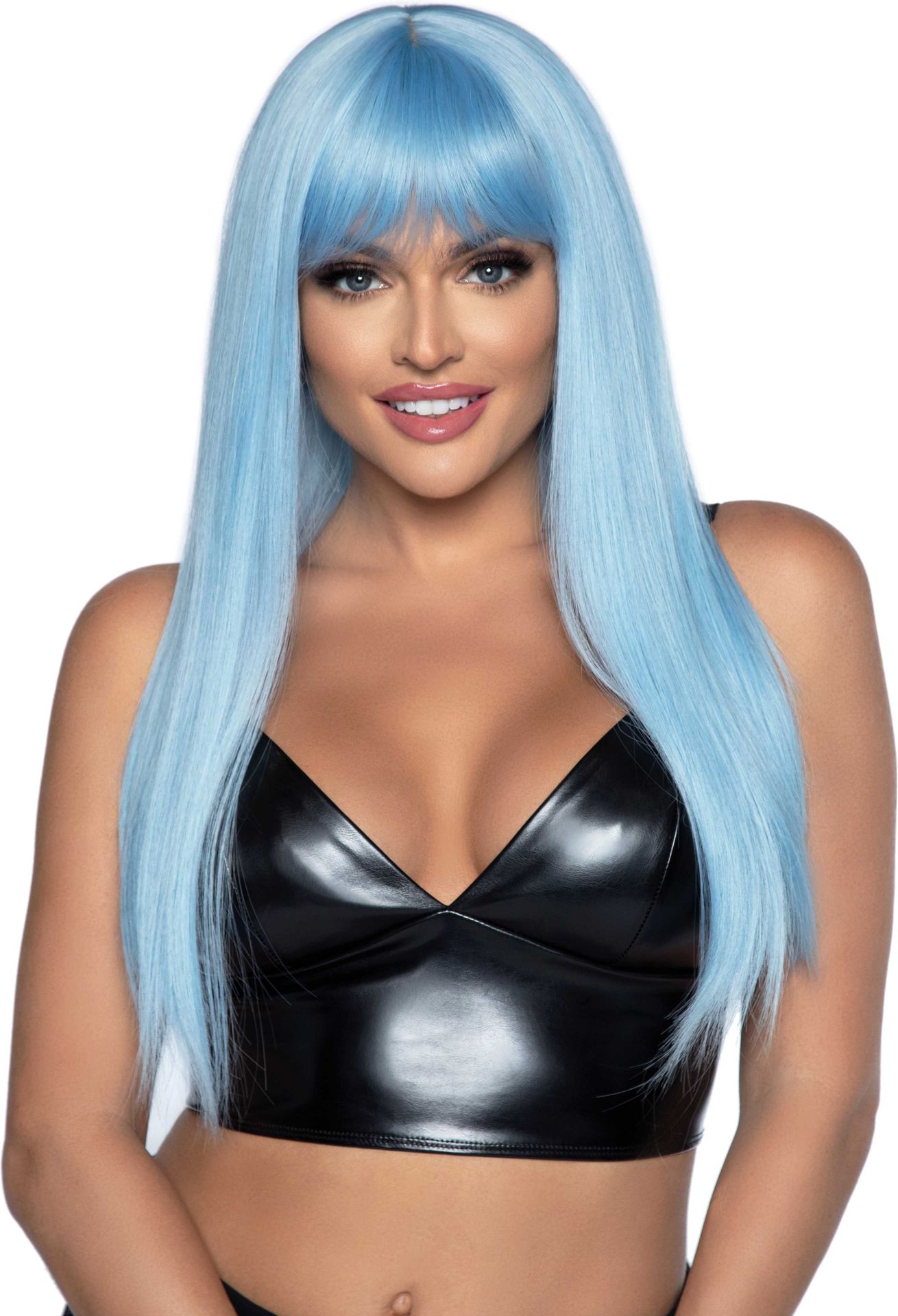 Kylie Pruik met Pony Licht Blauw