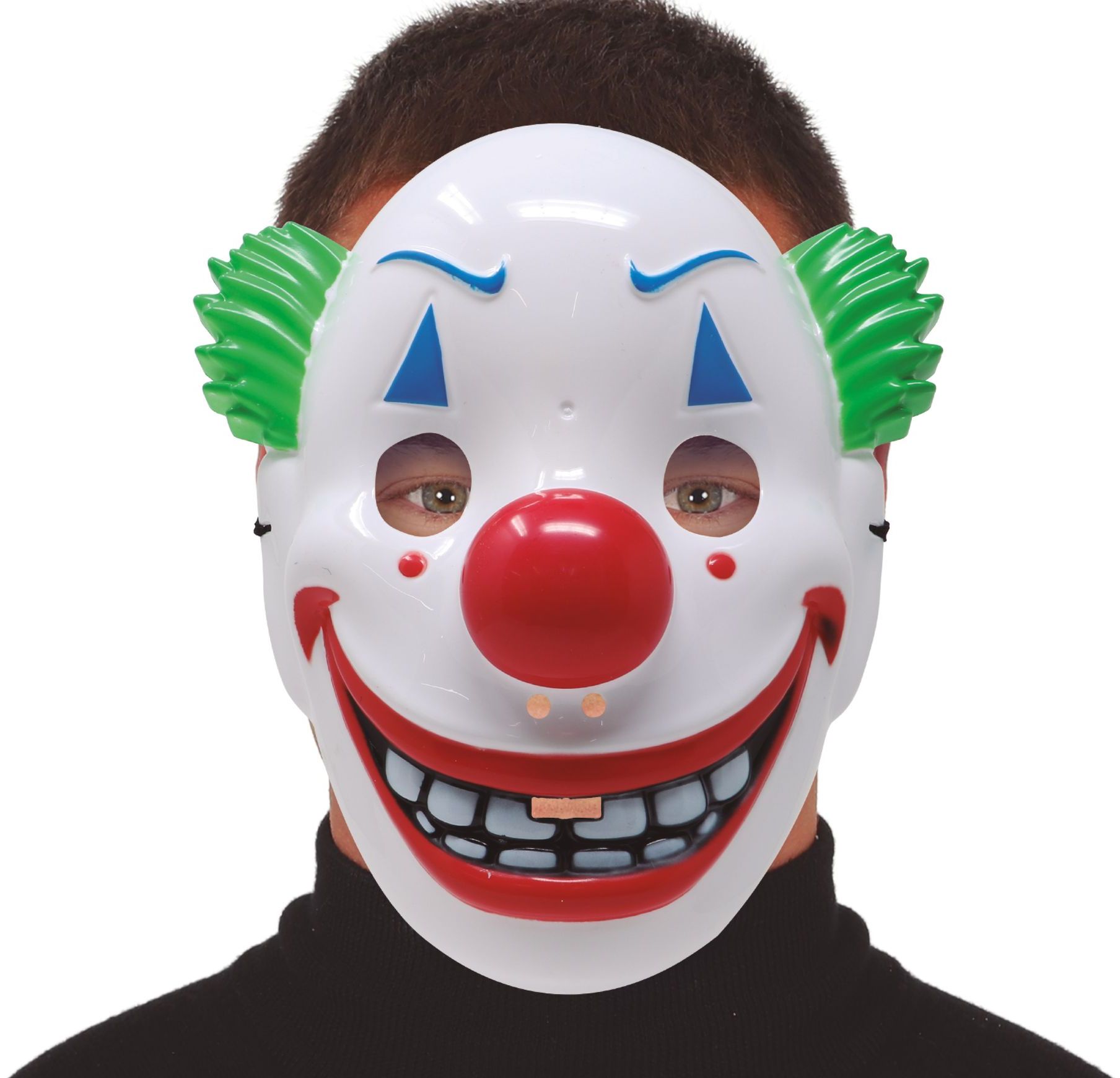 Lachende Joker clown masker