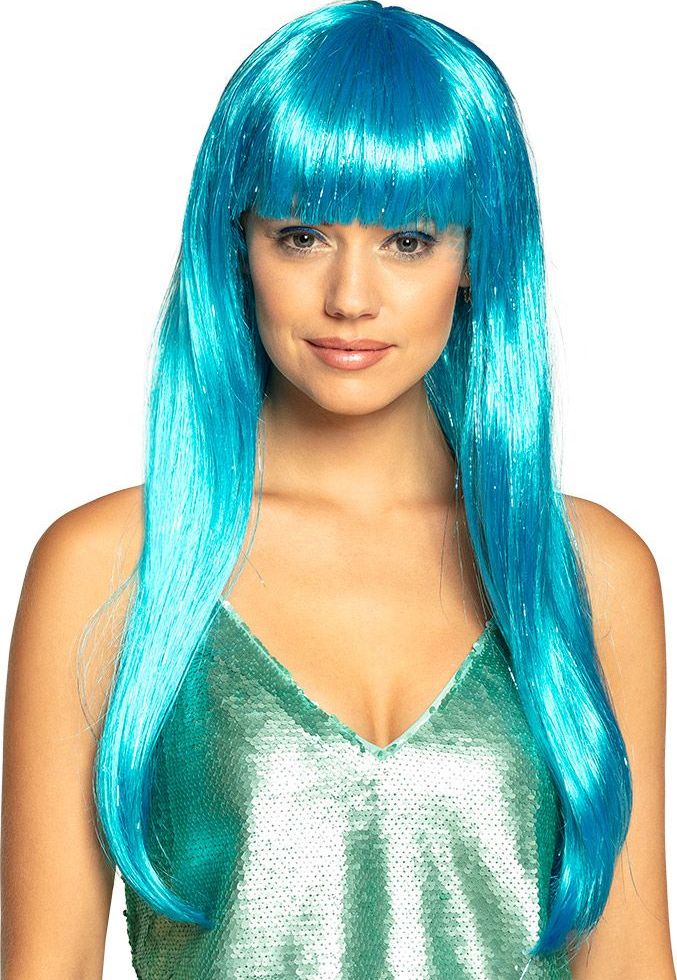 Laguna Blauwe Zeemeermin Pruik