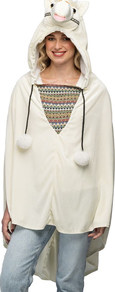 Lama Poncho Volwassenen