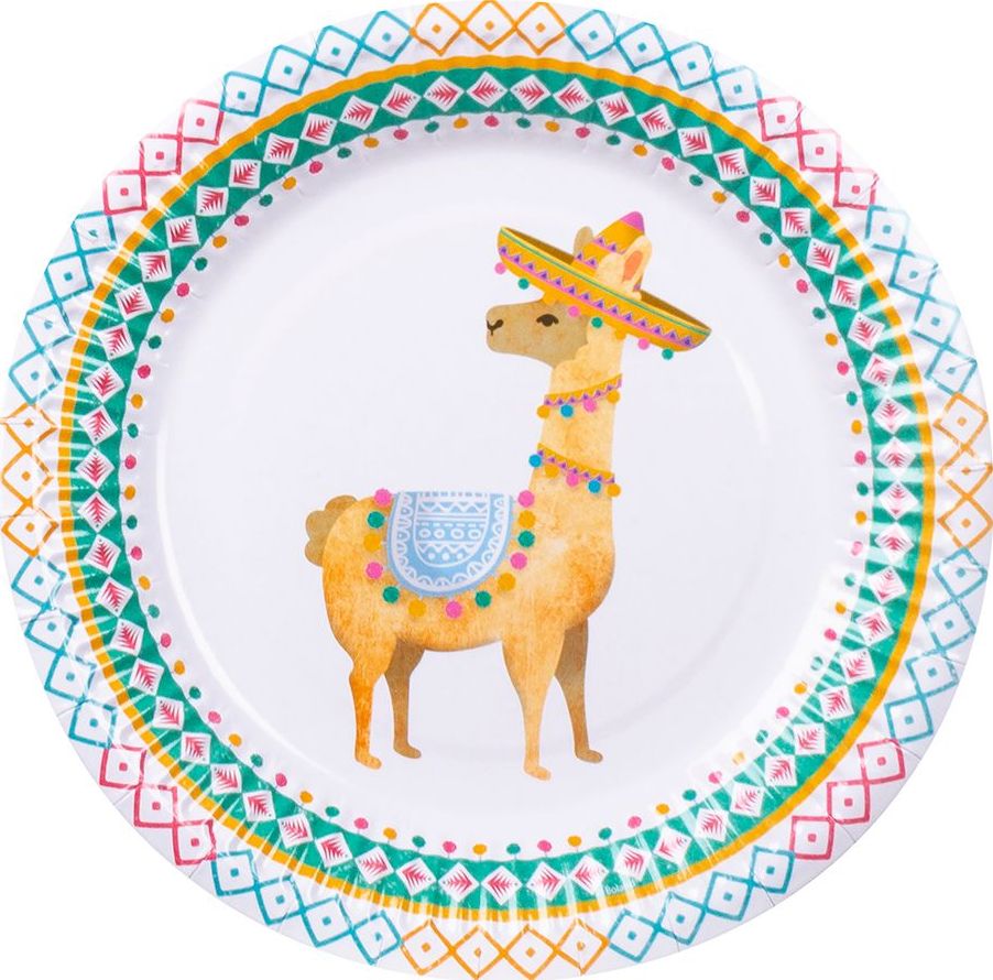 Lama Thema Party Bordjes