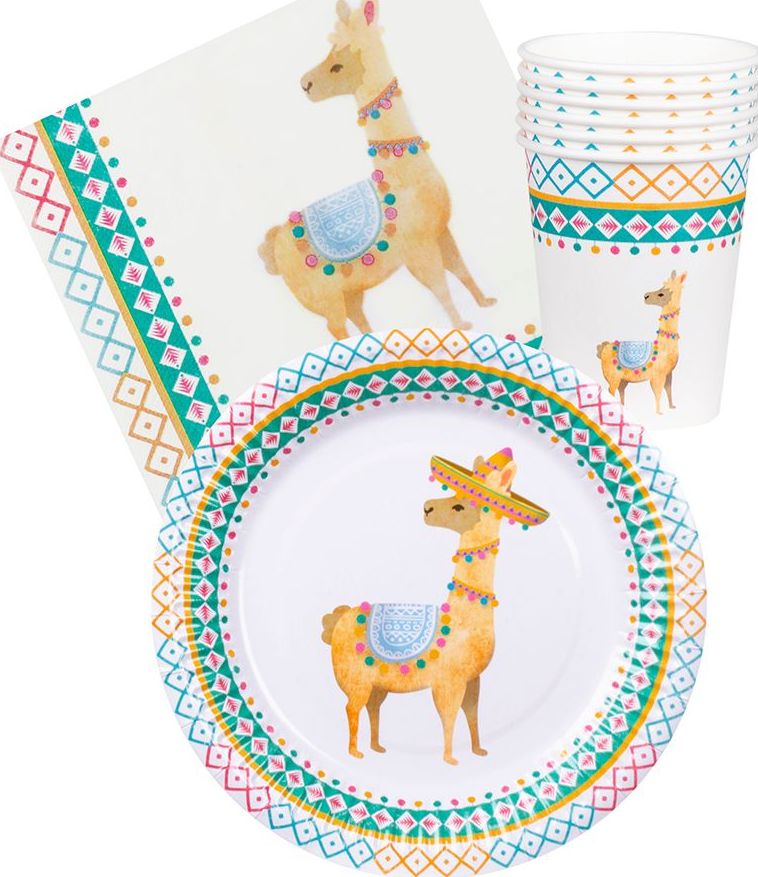 Lama Thema Party Tafelset