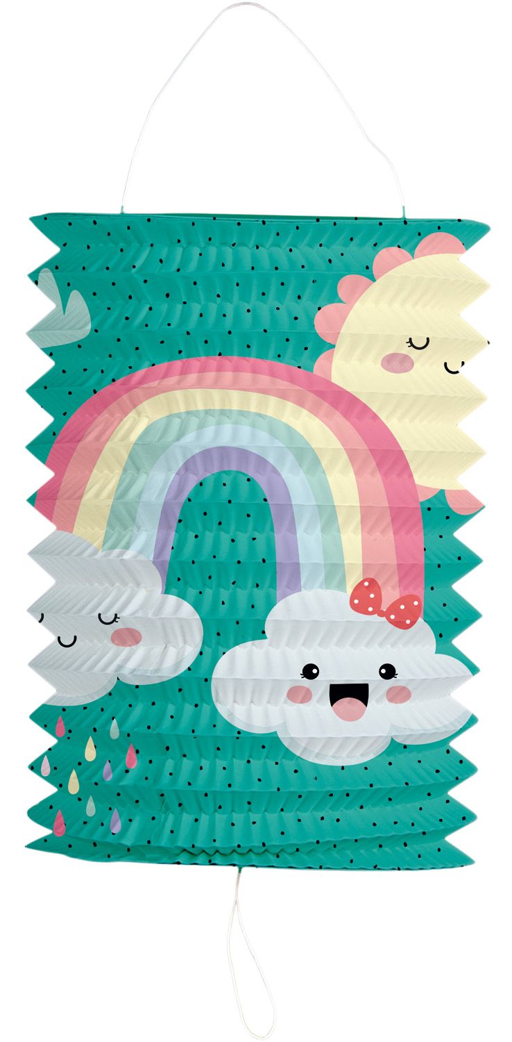Lampion Regenboog Wolkjes