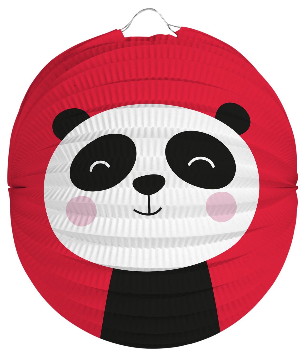 Lampion Rood met Panda