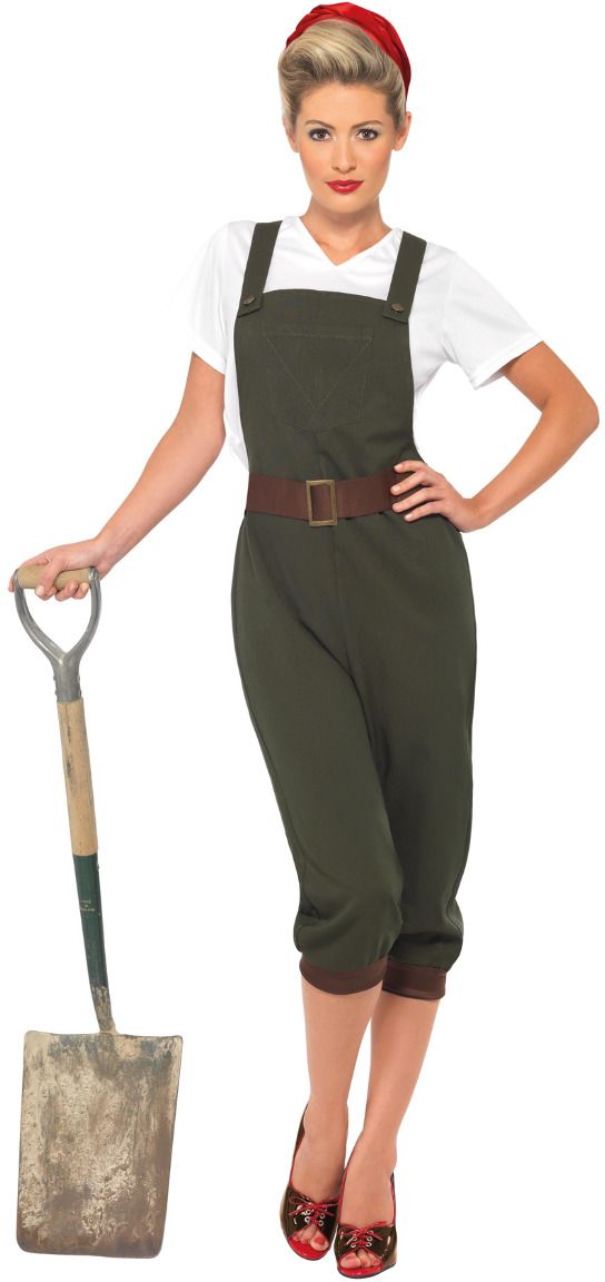 Landwerker outfit groen dames