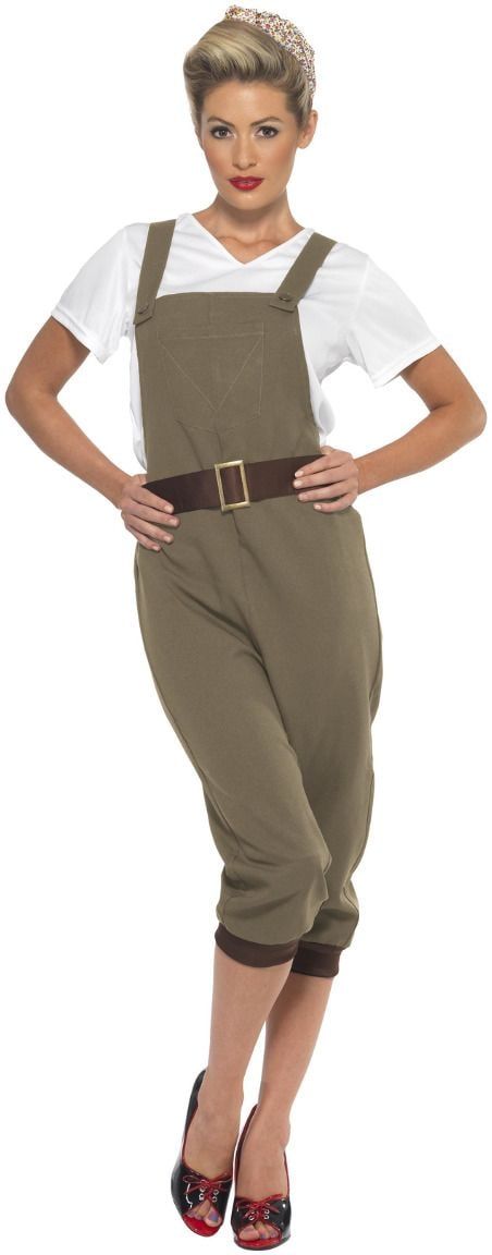 Landwerker Outfit Khaki Dames