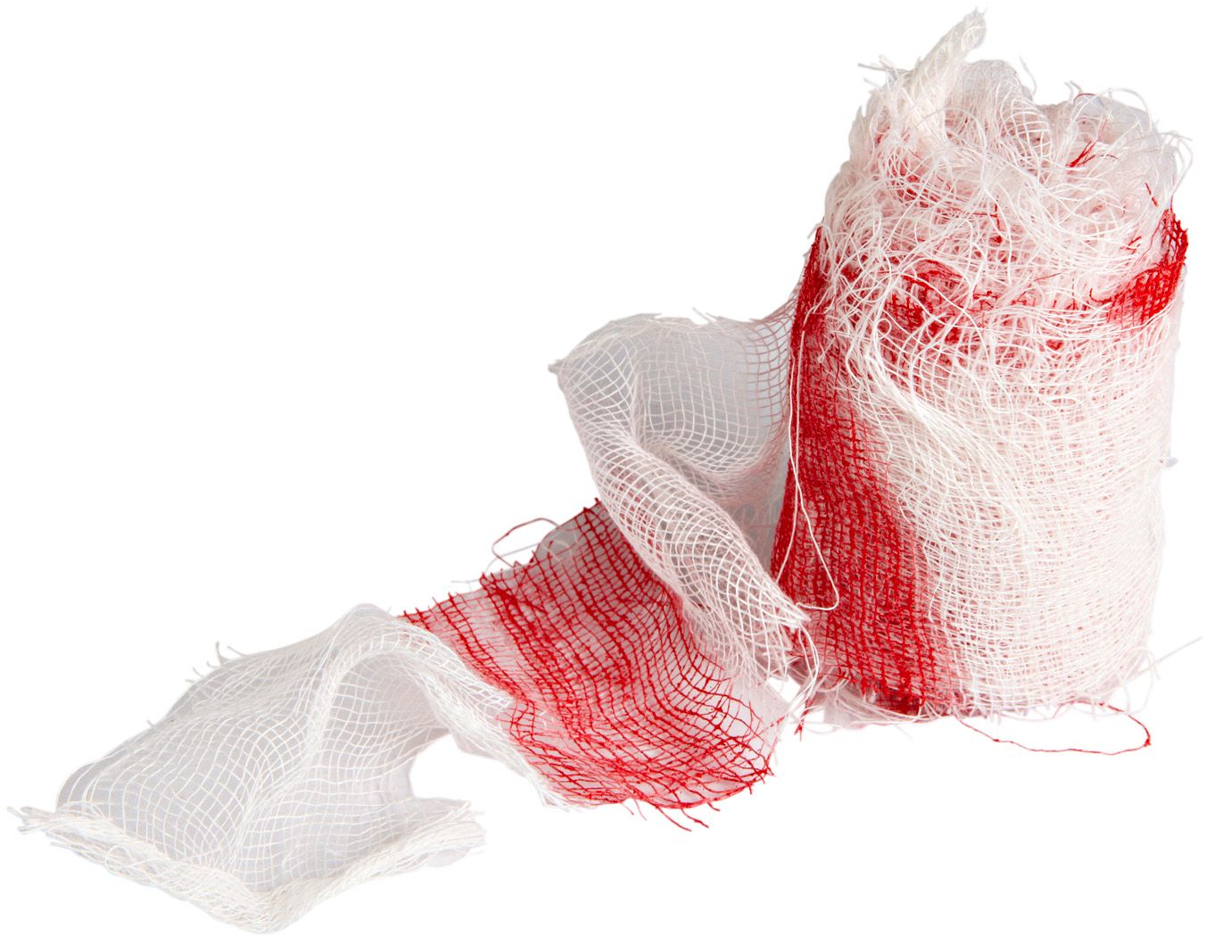 Lange Bebloede Bandage