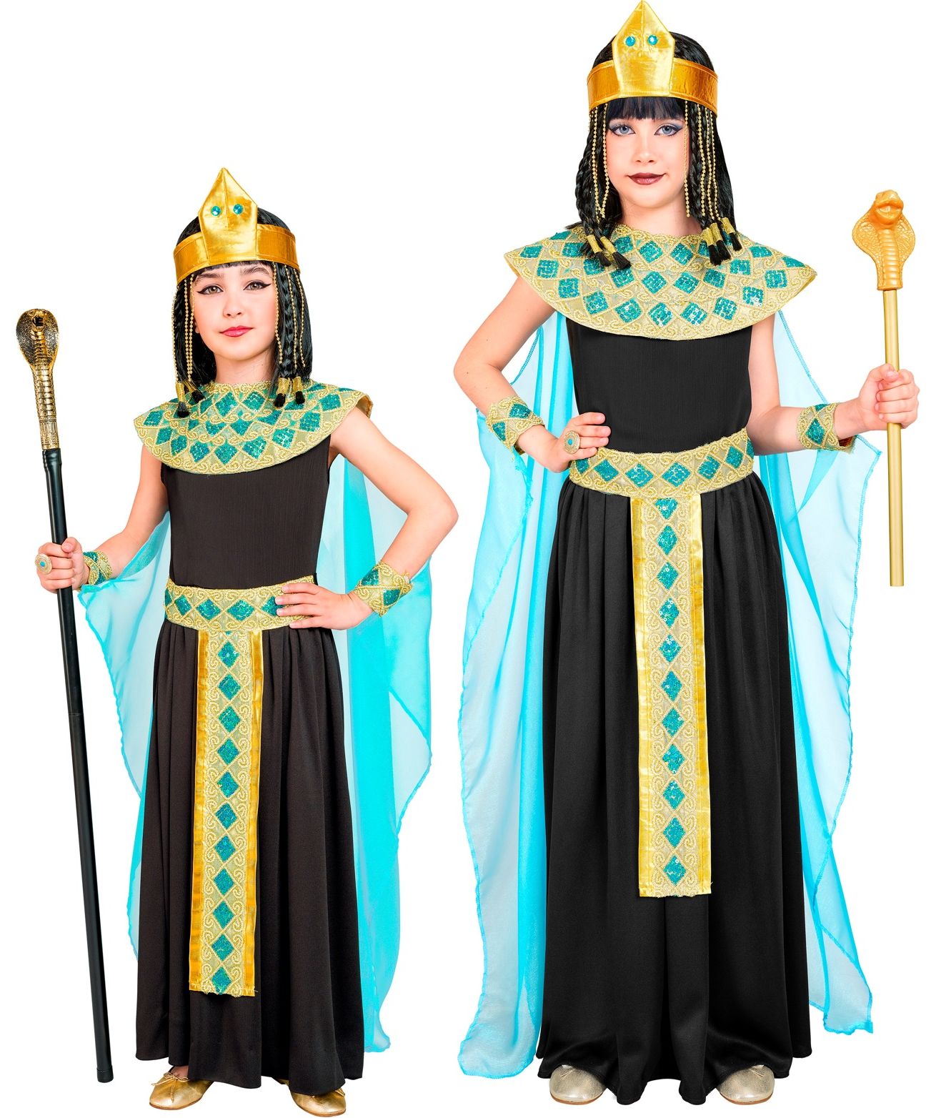 Lange Cleopatra Jurk Meisje