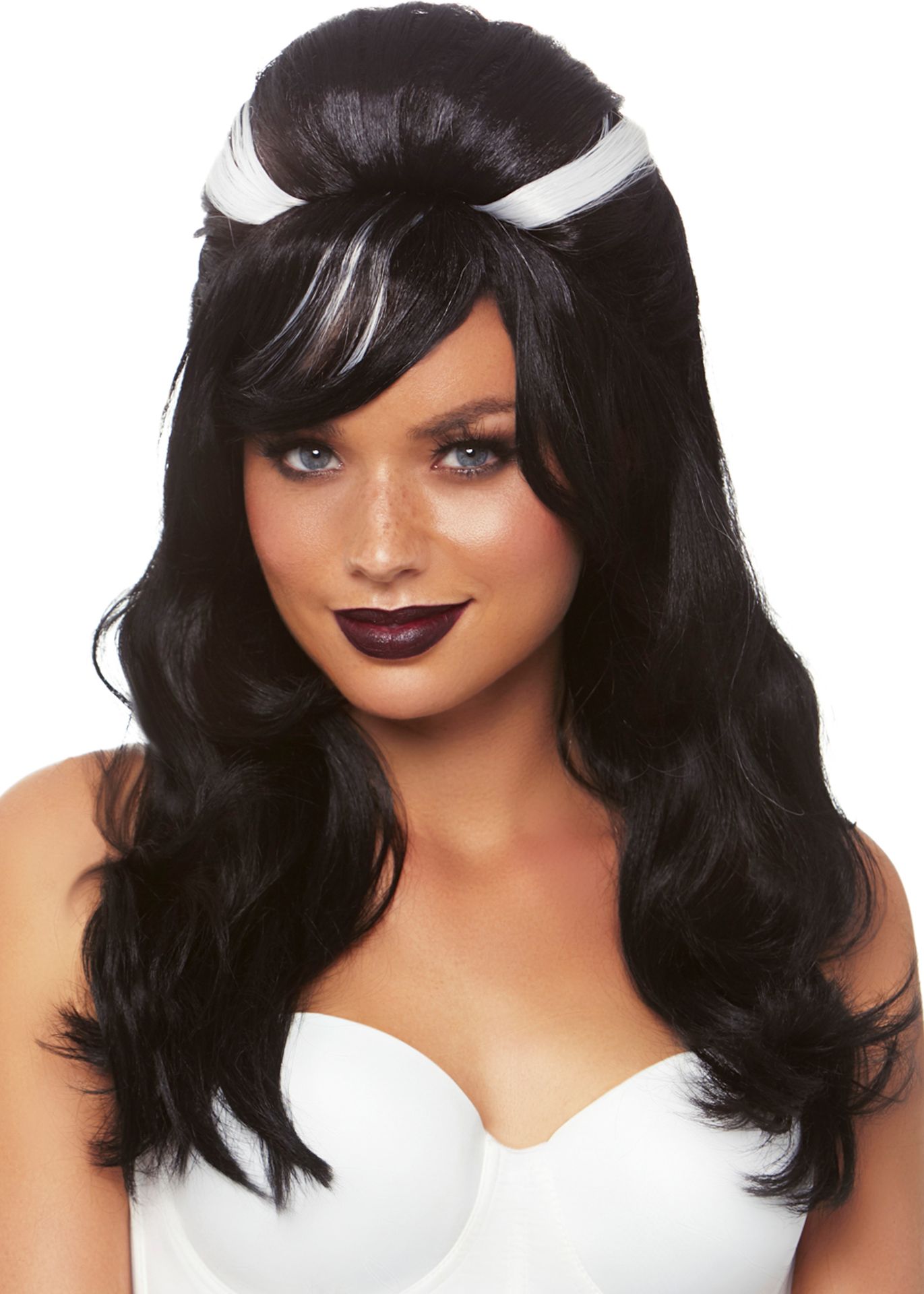 Lange Getoupeerde Pruik