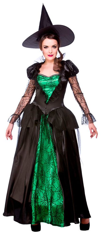 Lange heksen jurk