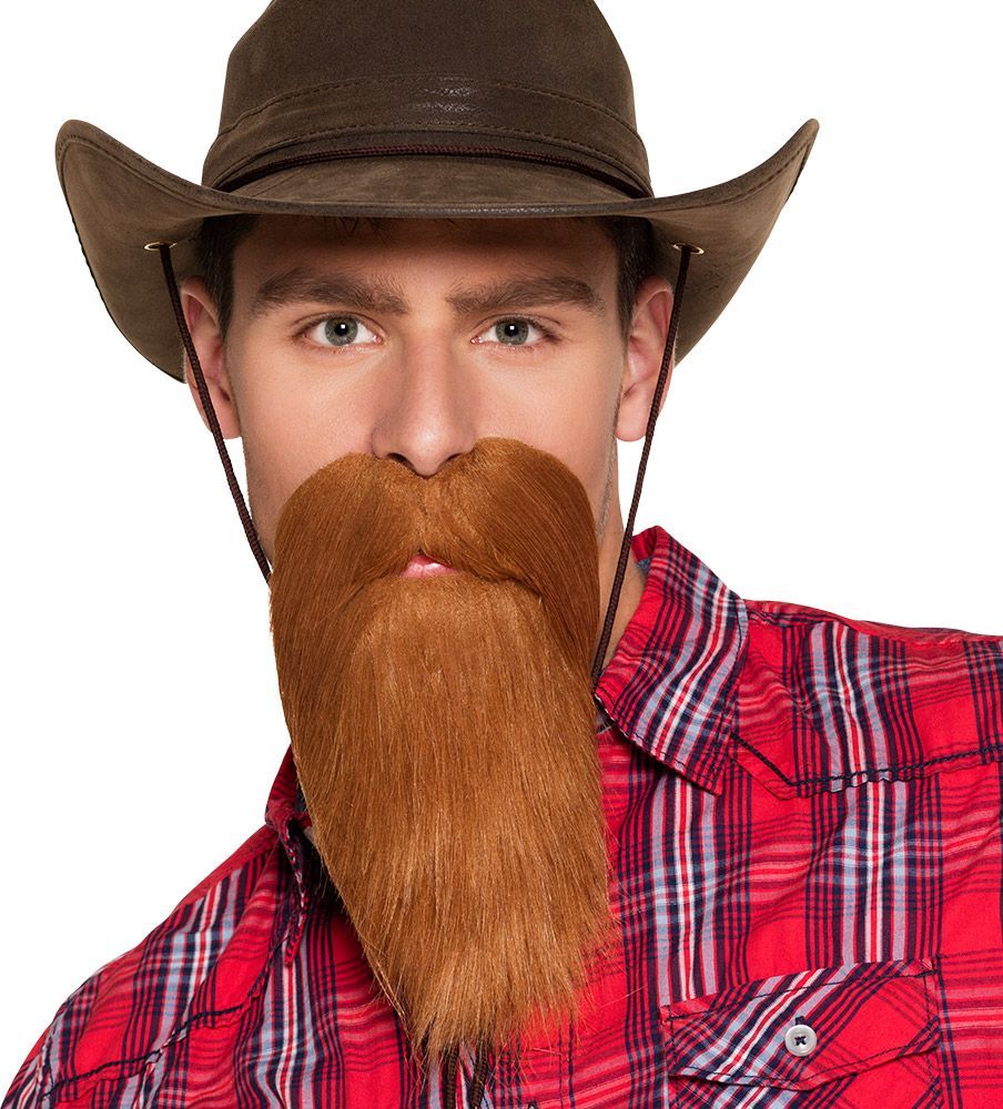 Lange Hillbilly Cowboy Baard