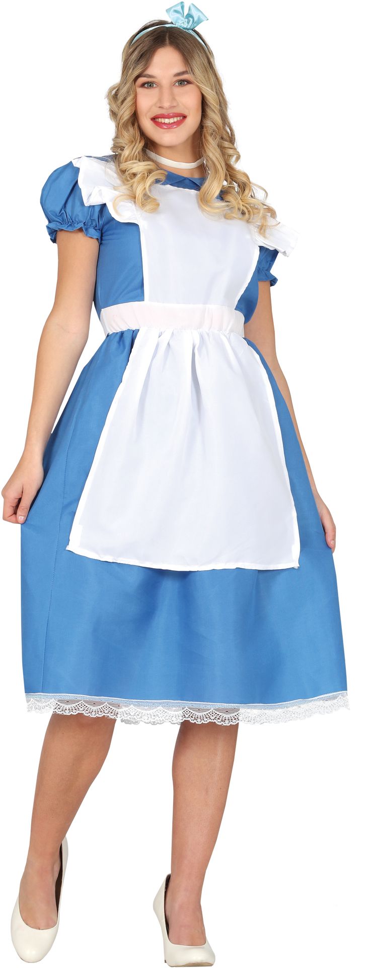Lange jurk Alice in wonderland
