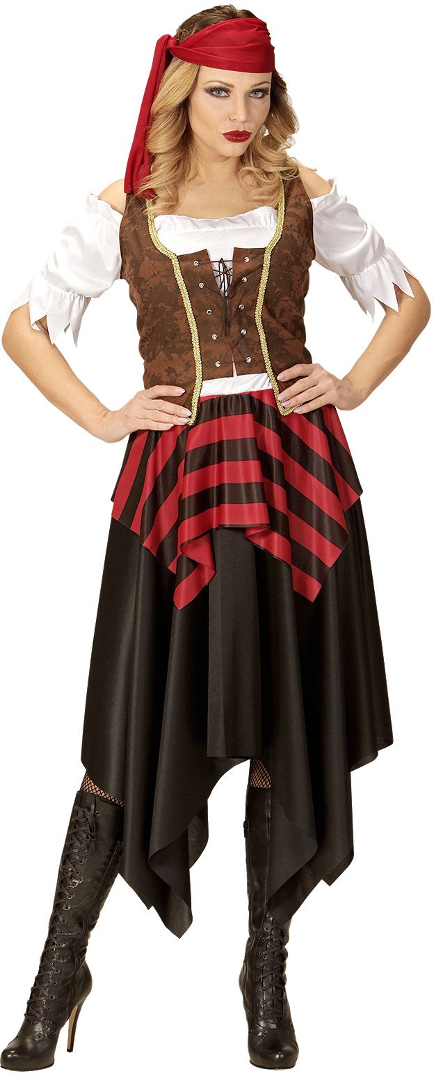 Lange piraten jurk