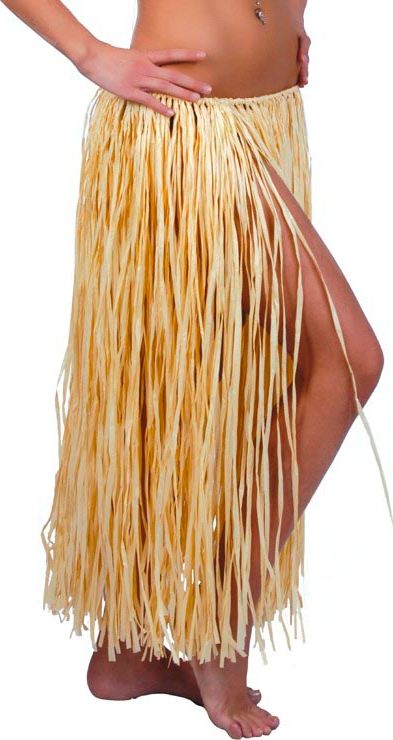 Lange Strokleurige Hawaii Rok