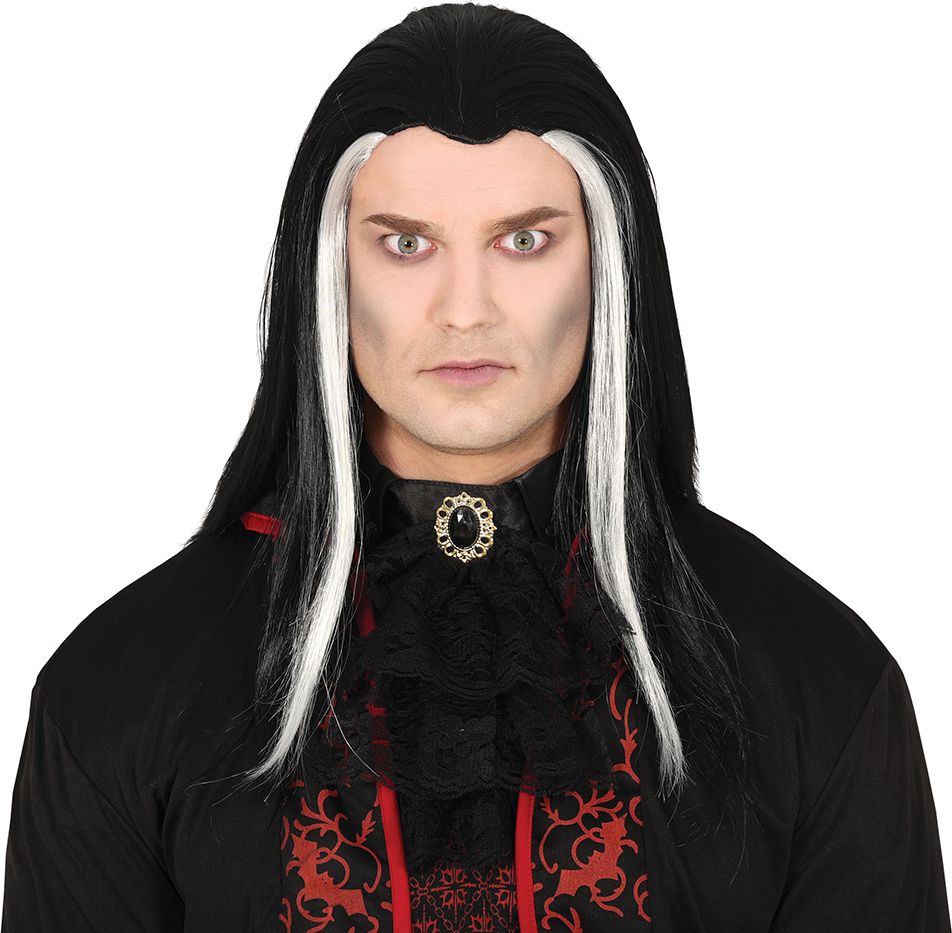 Lange Vampier Pruik Heren