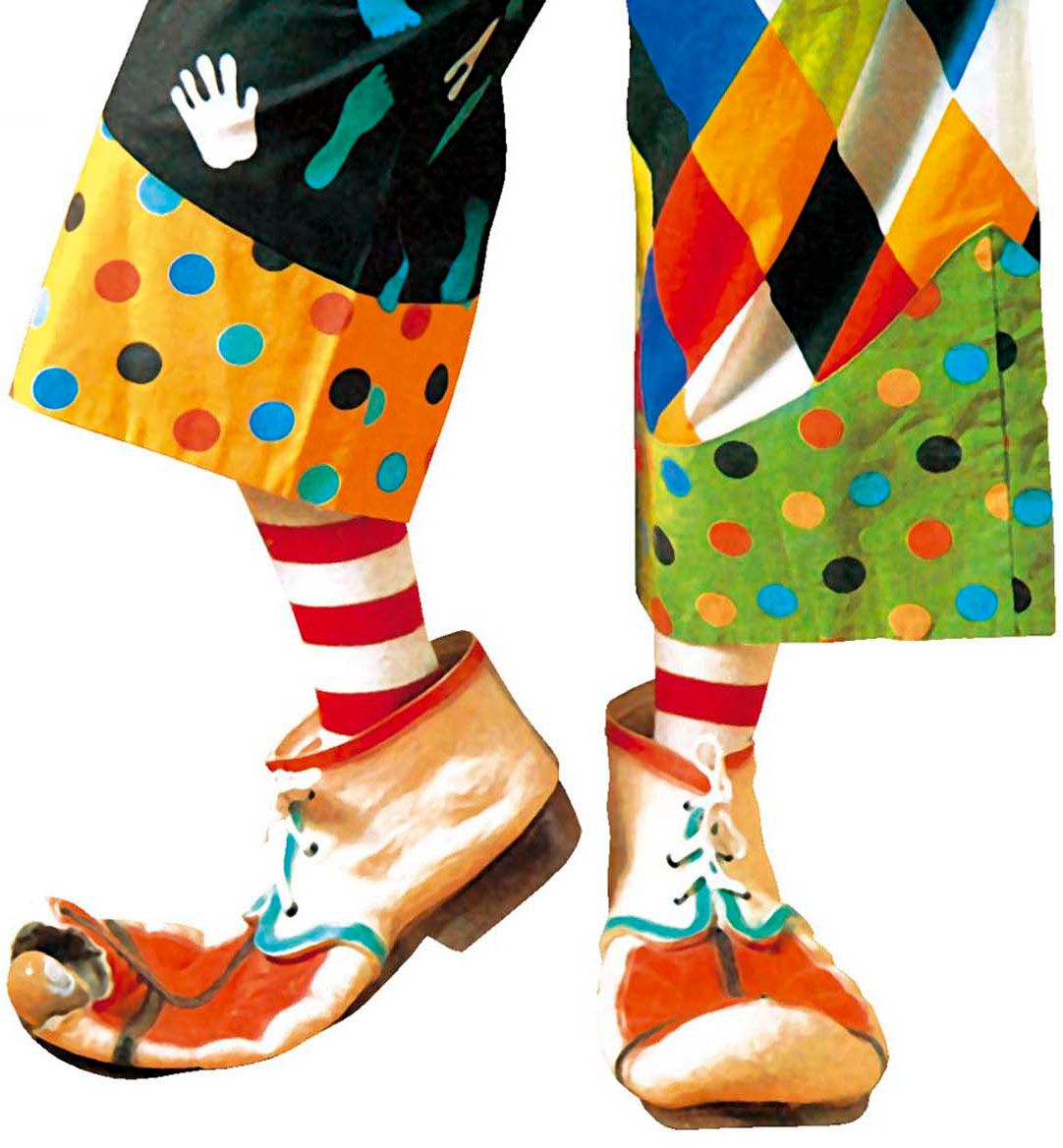 Latex Clownsschoenen