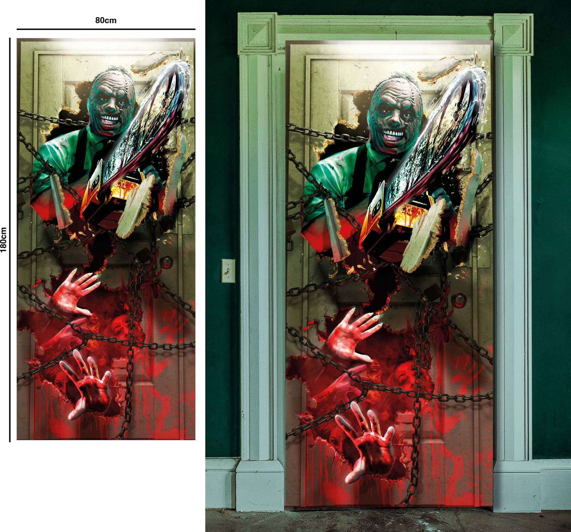 Leatherface Deur Decoratie