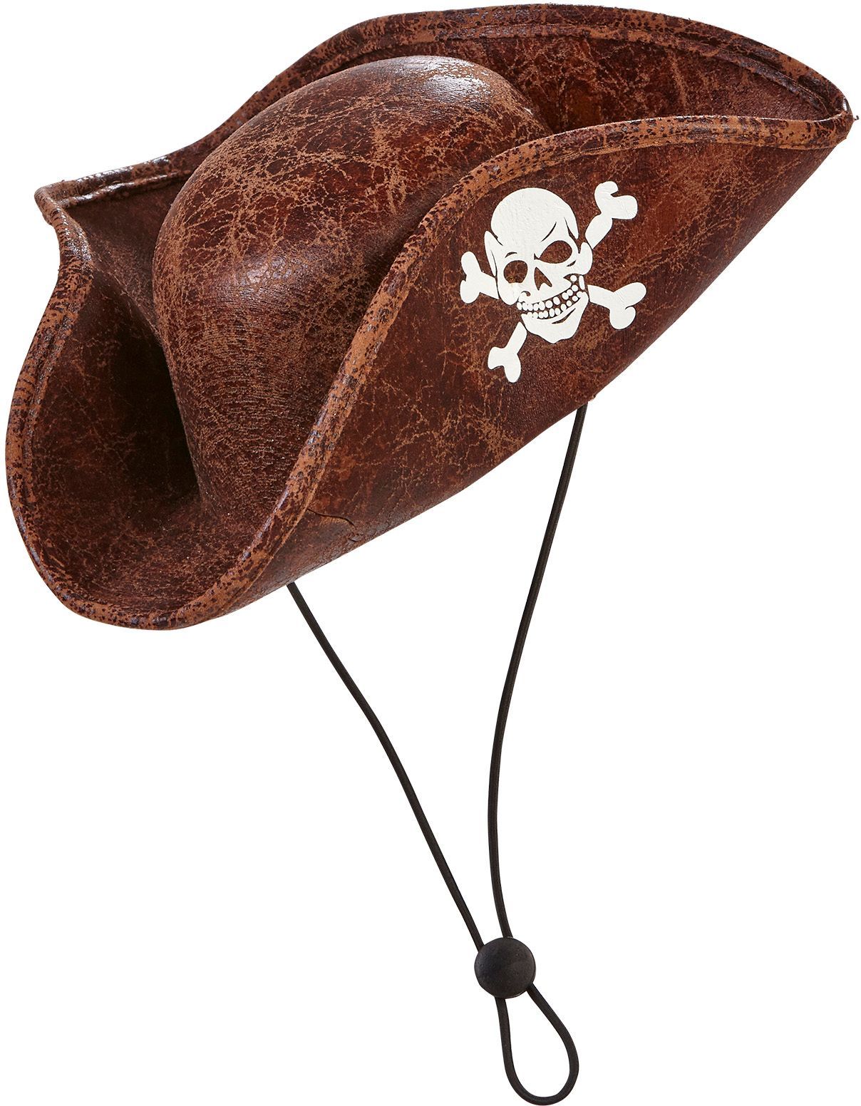 Lederlook Piraten Tricorn