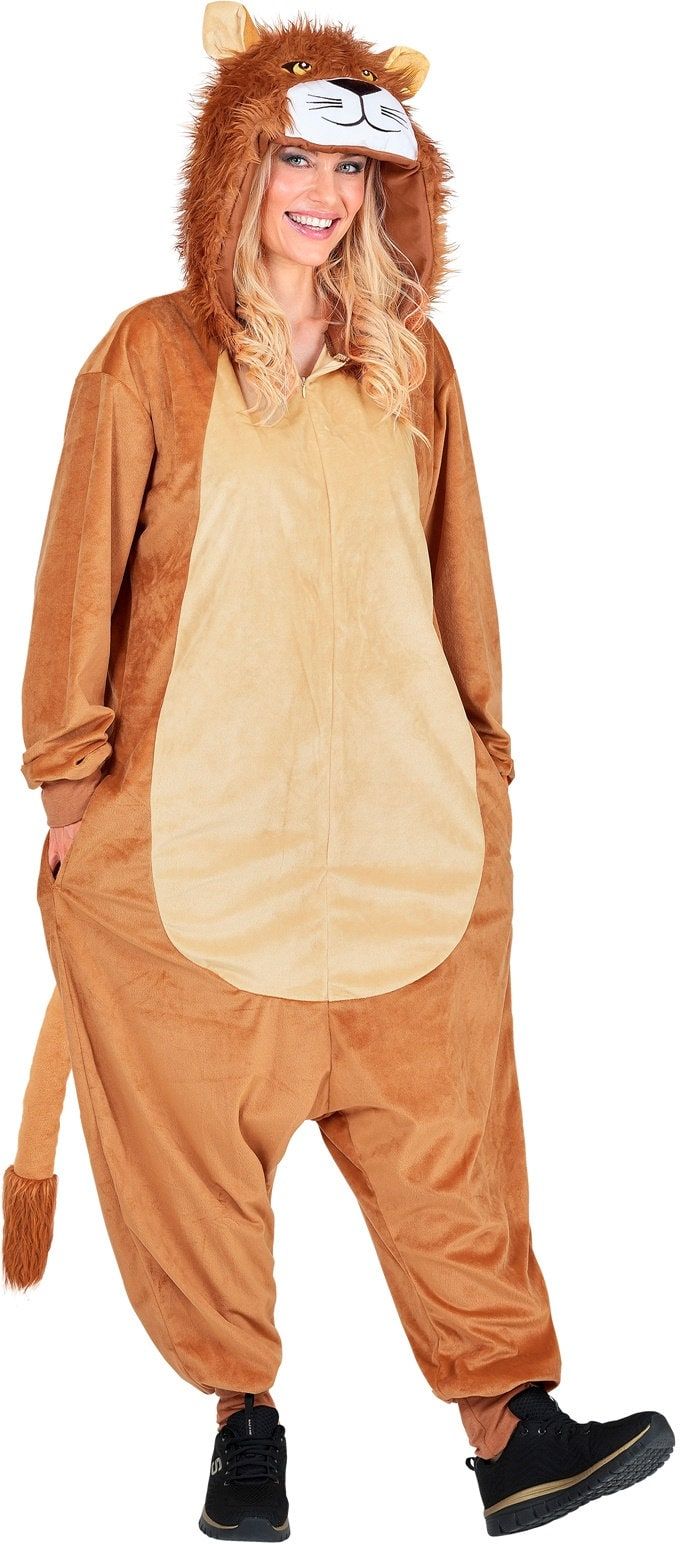 Leeuw Onesie Bruin Dames Heren