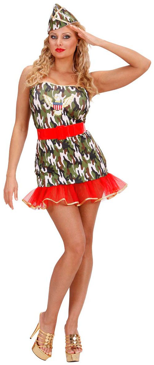 Legermeisje In Lycra