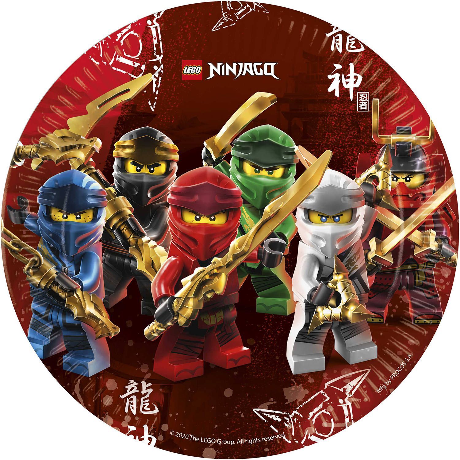 Lego Ninjago Kinderfeestje Bordjes 8 Stuks