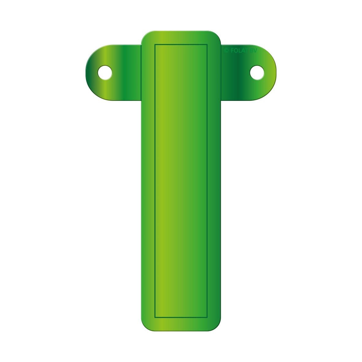 Letter I Banner Lime Groen