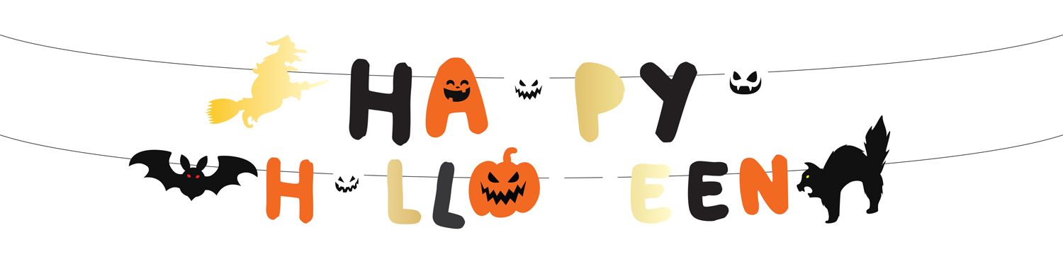 Letterslinger Halloween 2x1,5 meter