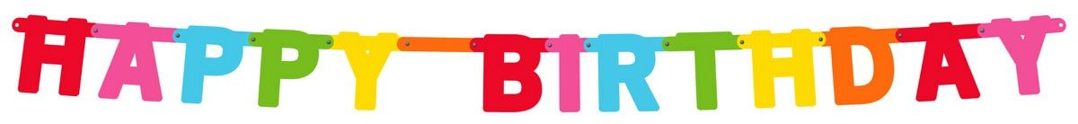 Letterslinger Happy Birthday Feest