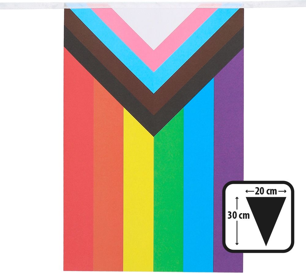 LGBTQIA+ progress vlaggenlijn