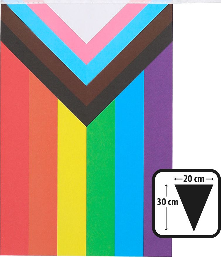 Lgbtqia+ Progress Vlaggenlijn