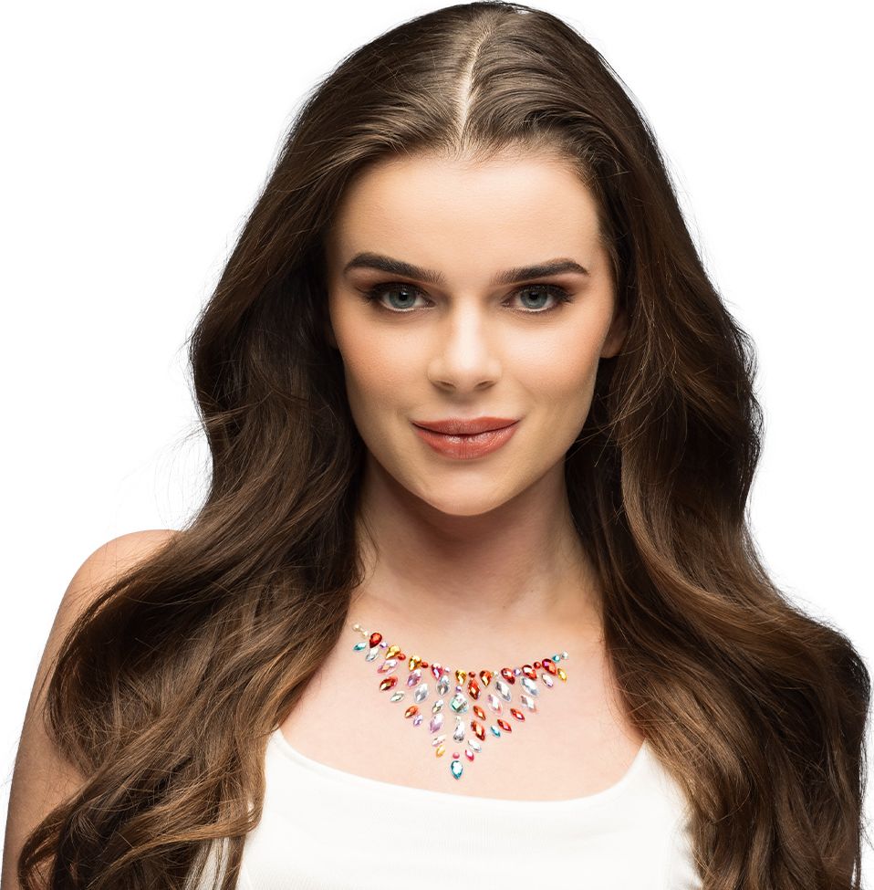 Lichaamsjuwelen Festival Meerkleurig