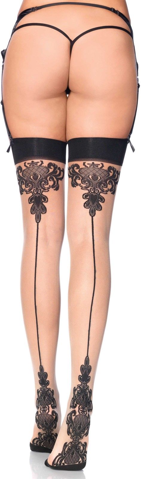 Lichte Huidskleur Kousen Barok Stijl