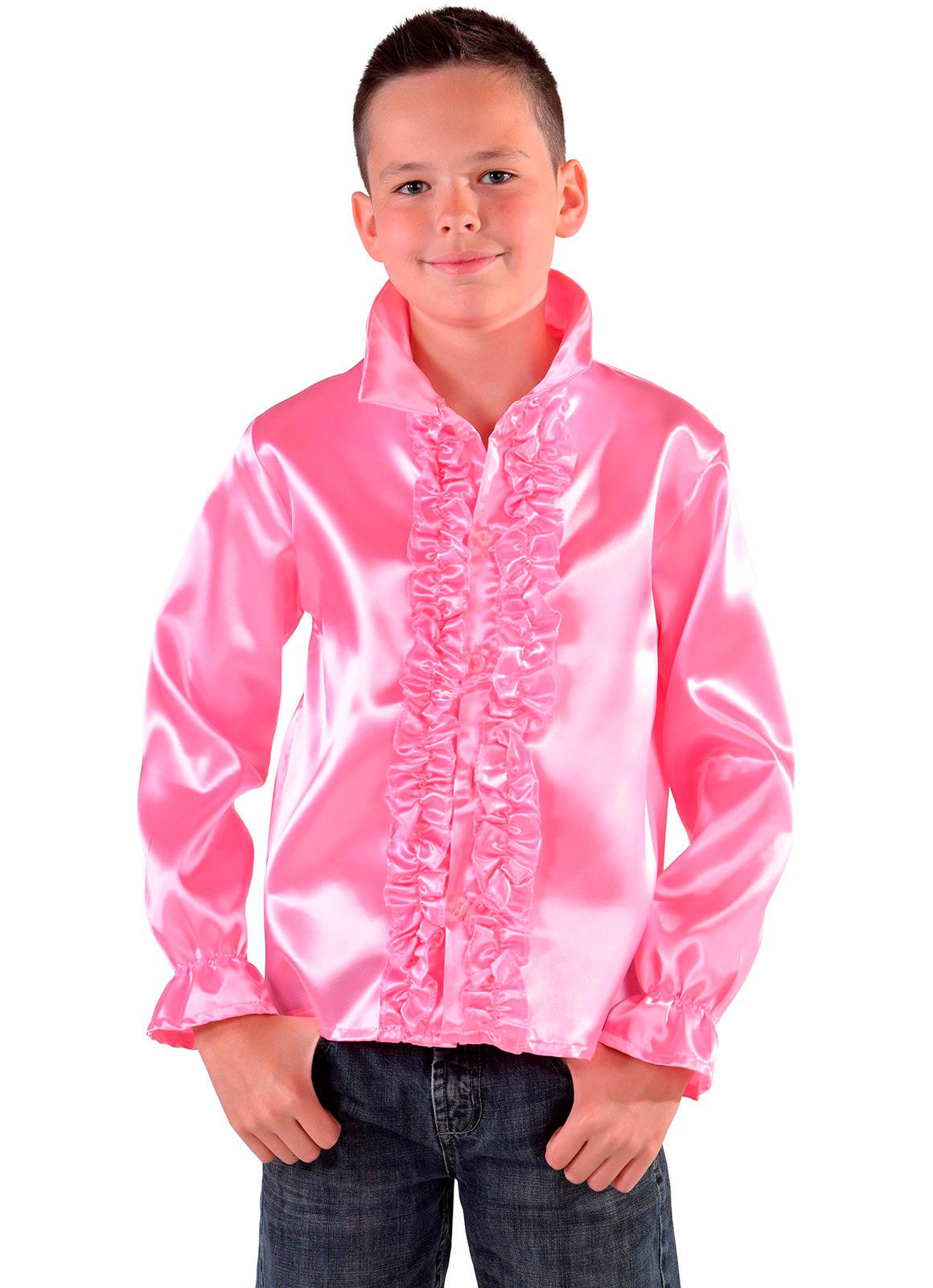 Lichte Roze Ruches Blouse Jongens