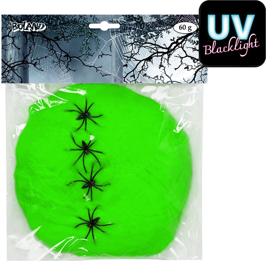 Lichtgroen Spinsel 4 met Spinnen 60G