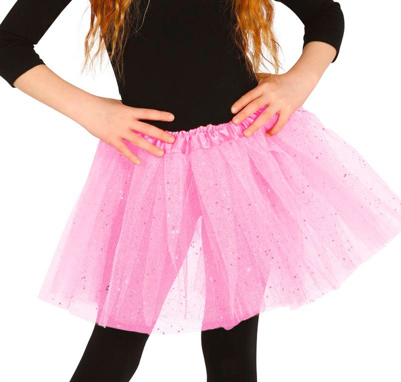 Lichtroze Glitter Tutu Rokje Kind
