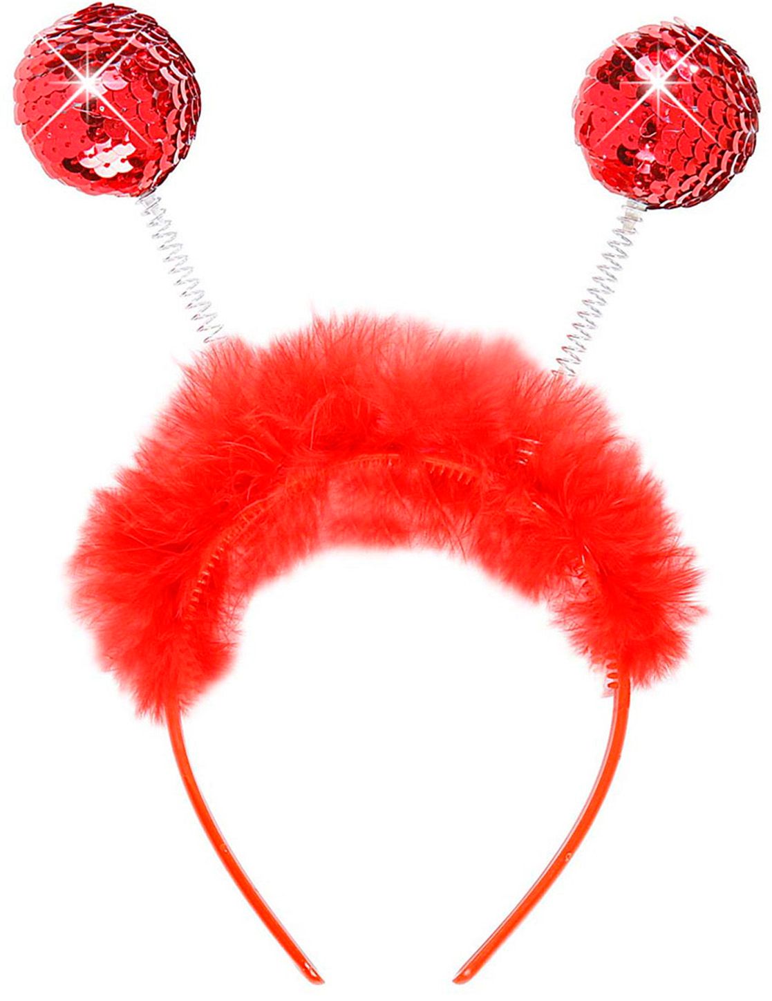 Lieveheersbeestje Hoofdband met Pailletten Antennes