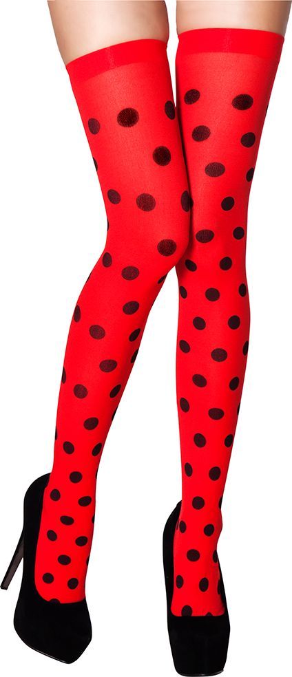 Lieveheersbeestje Lange Kniekousen Dames