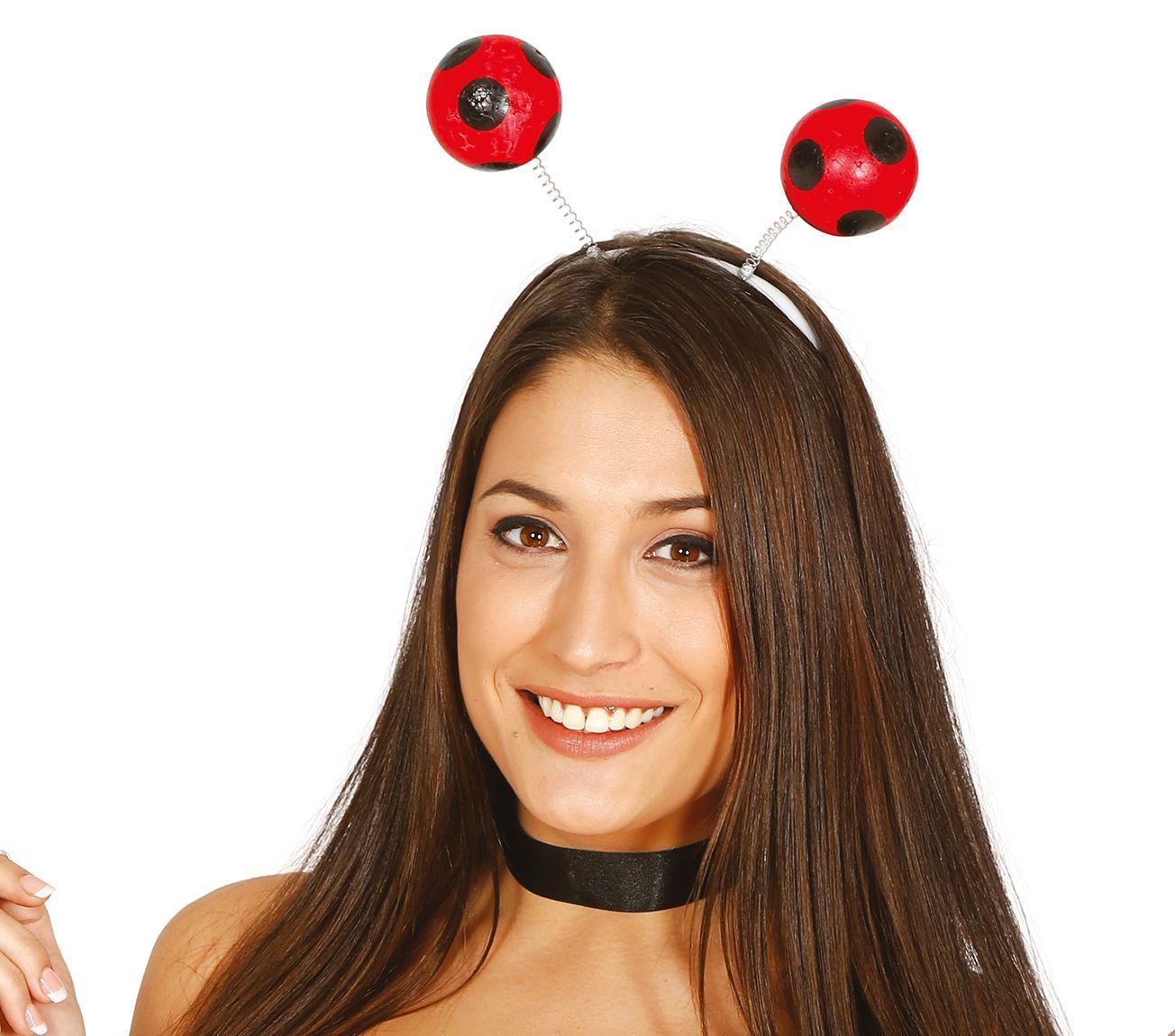 In zicht rouw favoriete Lieveheersbeestjes antenne haarband | Carnavalskleding.nl