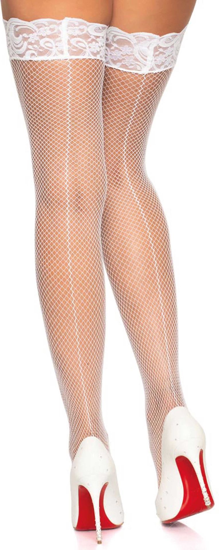 Lisa Visnet Kousen met Kant Wit