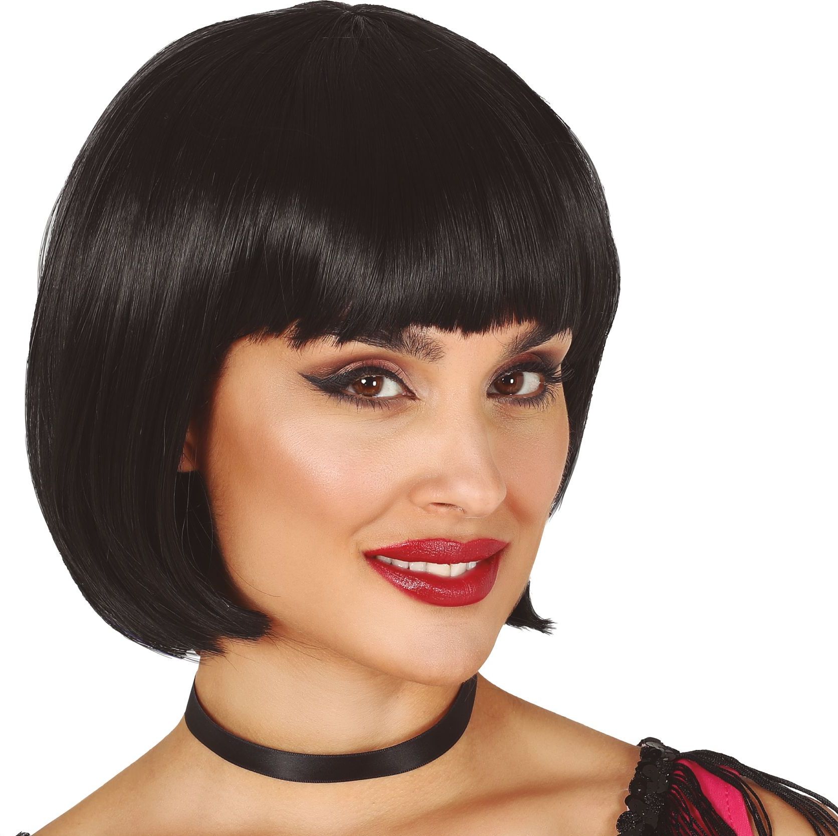 Lisa Zwarte Bob Pruik